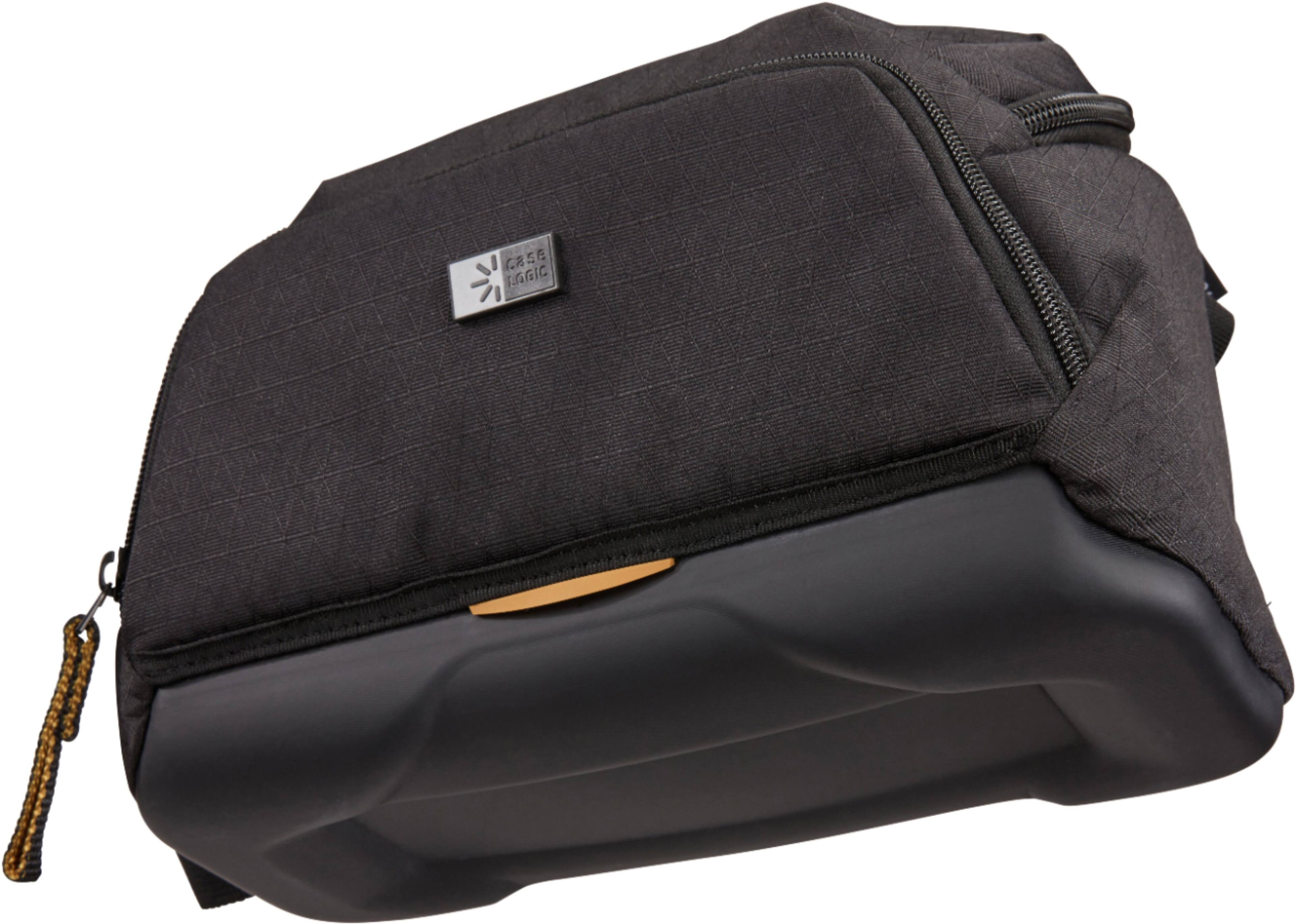 Alt View 14. Case Logic - Viso Small DSLR/Mirrorless Camera & Lens Shoulder Bag/Case with Weather Resistant EVA Base, & Foam Camera Compartment - Black.