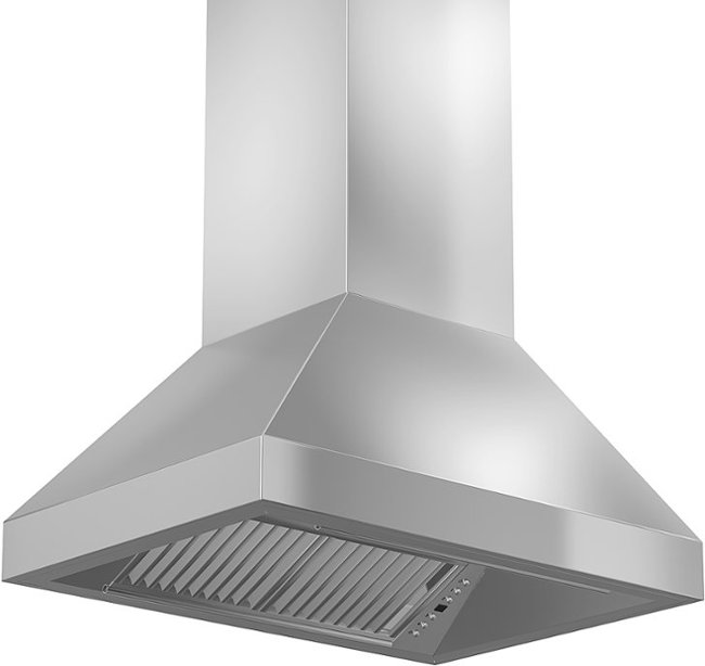 ZLINE - 36 in. Outdoor Island Mount Range Hood (597i-304-36) - Silver_2