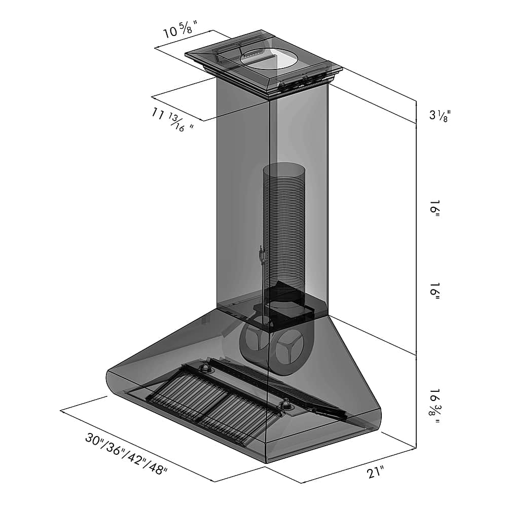 Best Buy: ZLINE 30 in. Professional Wall Mount Range Hood in Stainless ...