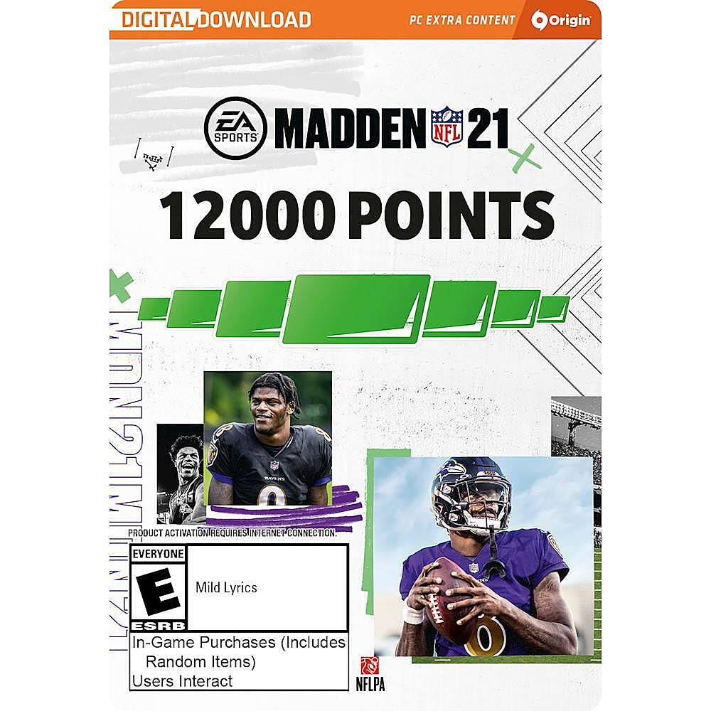 Front. Electronic Arts - Madden NFL 21 12,000 Points.