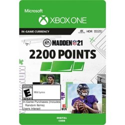 Madden NFL 21 2200 Points [Digital] - Front_Zoom