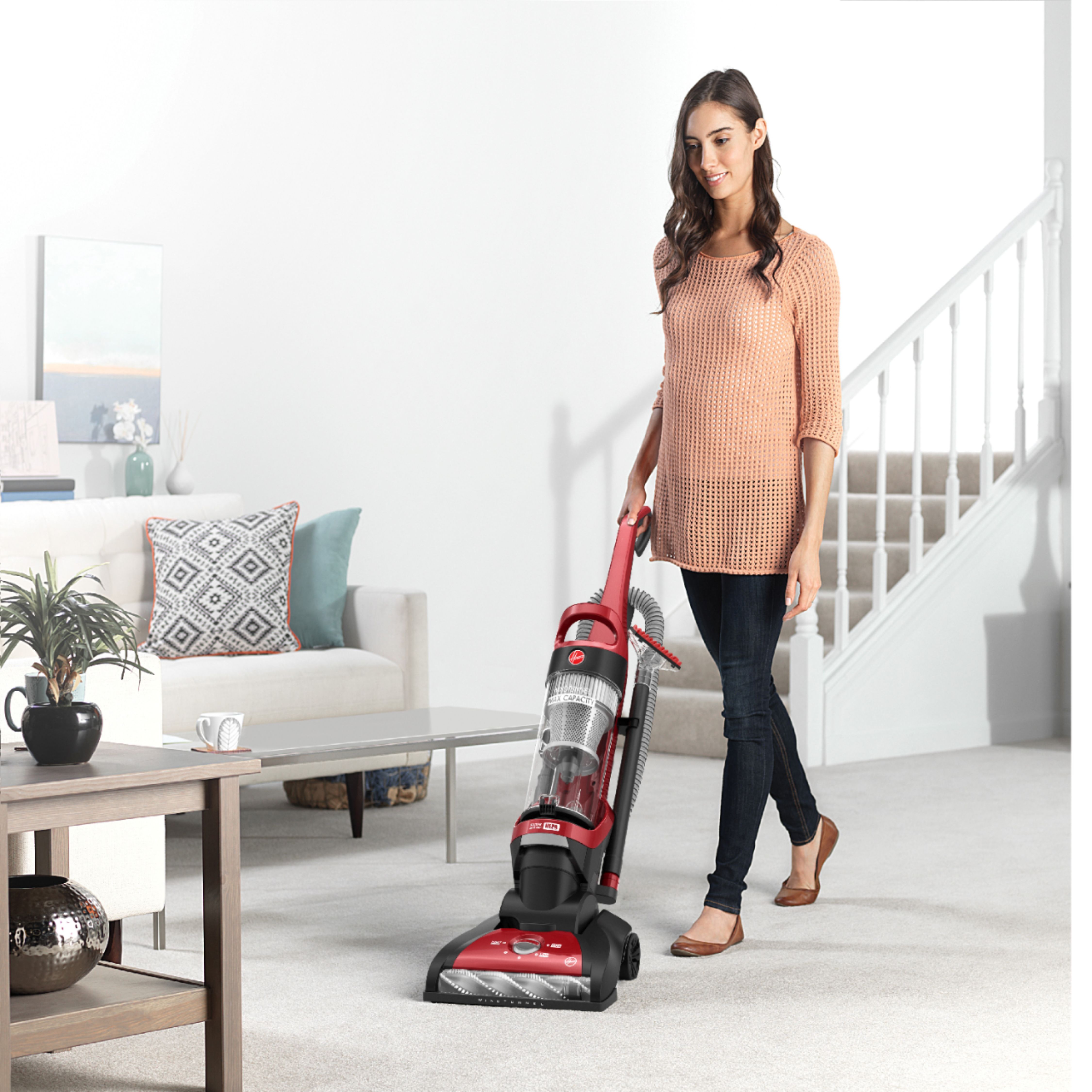 Red for sale online Hoover Windtunnel Max Capacity Upright Vacuum Cleaner 