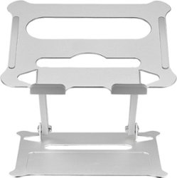 Insignia™ - Ergonomic Laptop Stand - Silver - Front_Zoom