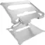 Left. Insignia™ - Ergonomic Laptop Stand with Adjustable Height and Angle for Laptops up to 17" Wide - Silver.