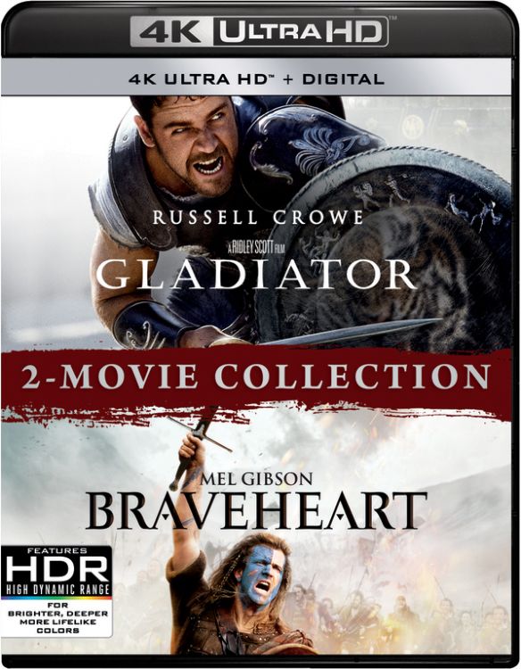 Gladiator/Braveheart 2-Movie Collection [Includes Digital Copy] [4K Ultra HD Blu-ray]