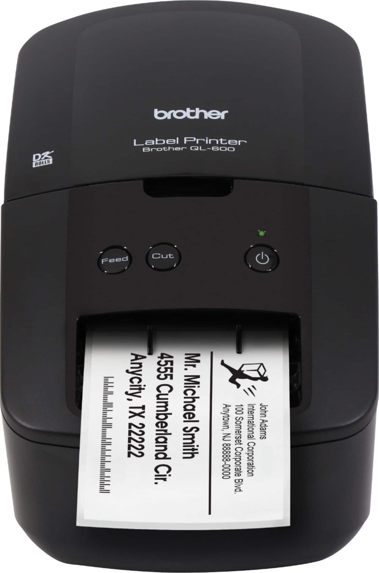 Alt View 12. Brother - QL-600 Economic Desktop Label Printer - Black.