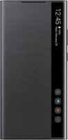 Samsung - S-View Flip Cover for Galaxy Note20 Ultra 5G - Black - Front_Zoom