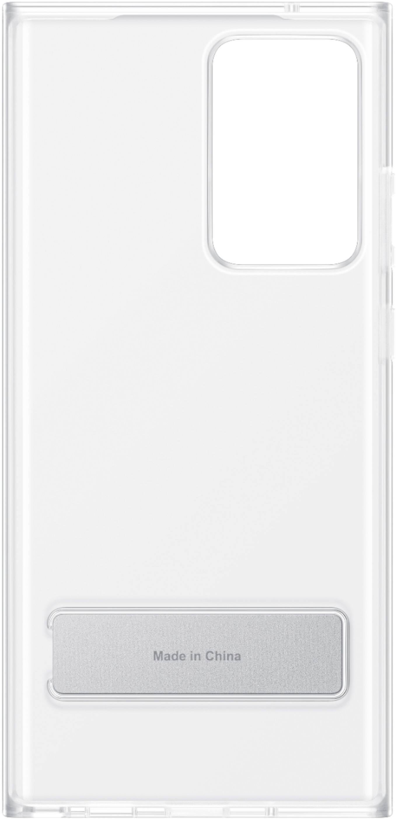 Alt View 16. Samsung - Clear Standing Cover for Galaxy Note20 Ultra 5G - Transparent.