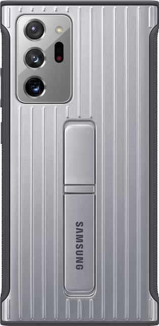 Samsung Rugged Drop Protection Cover For Galaxy Note20 Ultra 5g Silver Ef Rn985csegus Best Buy