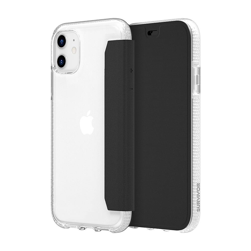 Survivor - Clear Wallet Case for Apple® iPhone® 11 - Clear/Black