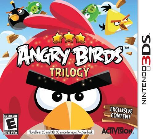 Front Standard. Angry Birds Trilogy - Nintendo 3DS.