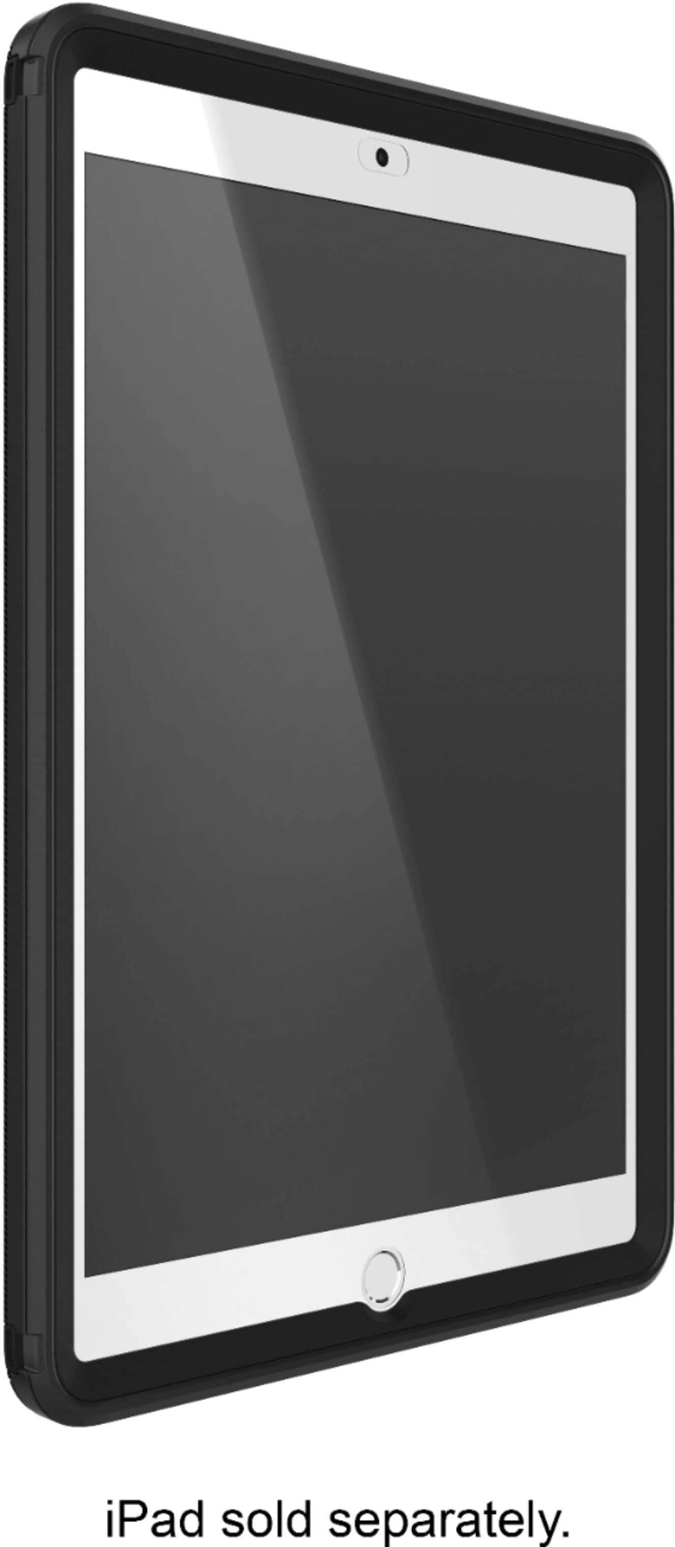 Angle. OtterBox - Defender Pro Series for Apple® iPad® (7th generation, 8th generation, and 9th generation) - Black.