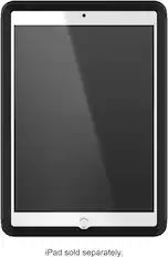 Front. OtterBox - Defender Pro Series for Apple® iPad® (7th generation, 8th generation, and 9th generation) - Black.