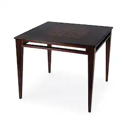 Butler Specialty - Daltrey 36 in. W Square Wood Chess-Checkers Game Table - Dark Brown
