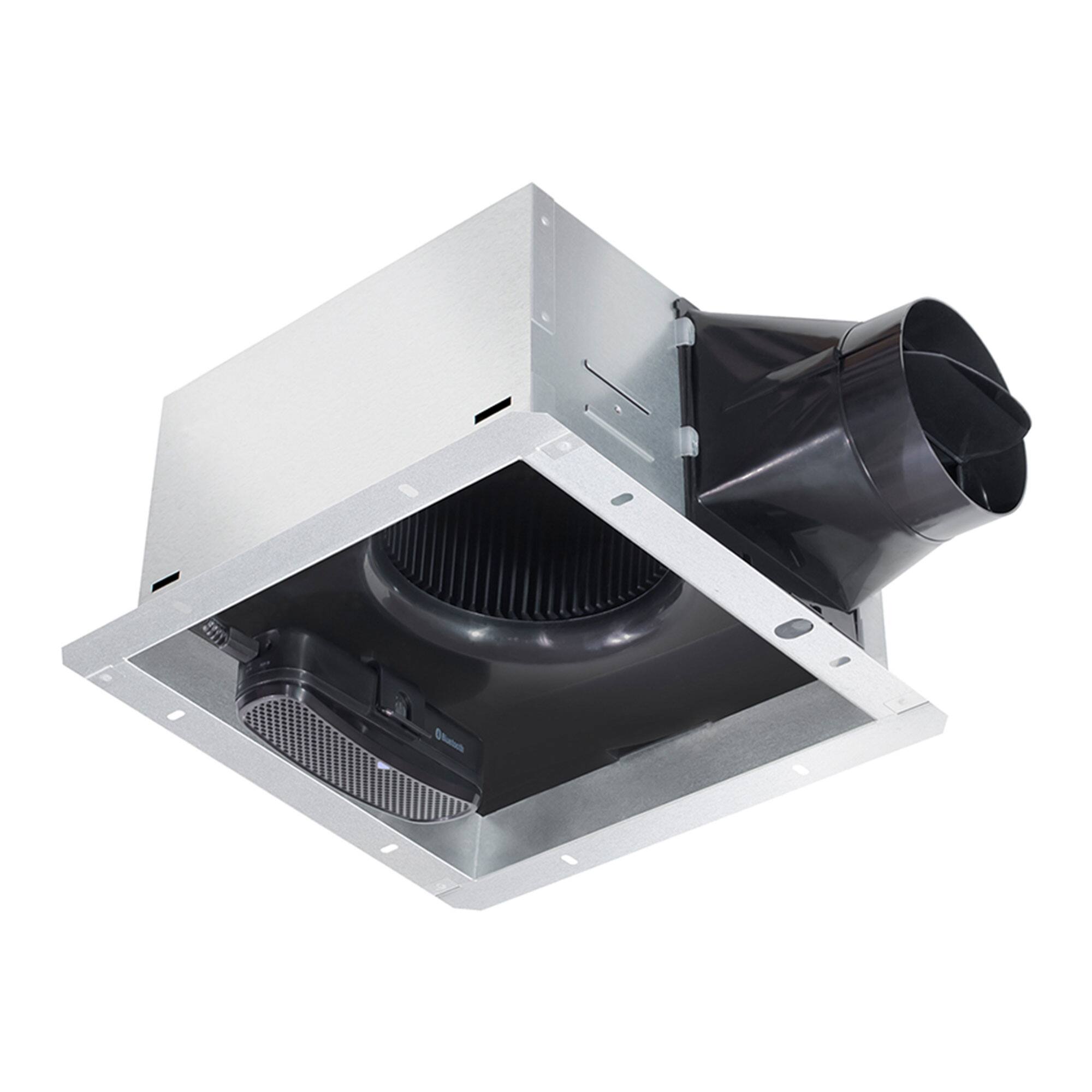 Alt View 7. Delta Breez - Delta Breez Signature 110 CFM Ceiling Exhaust Fan with Bluetooth Stereo Speaker - White.