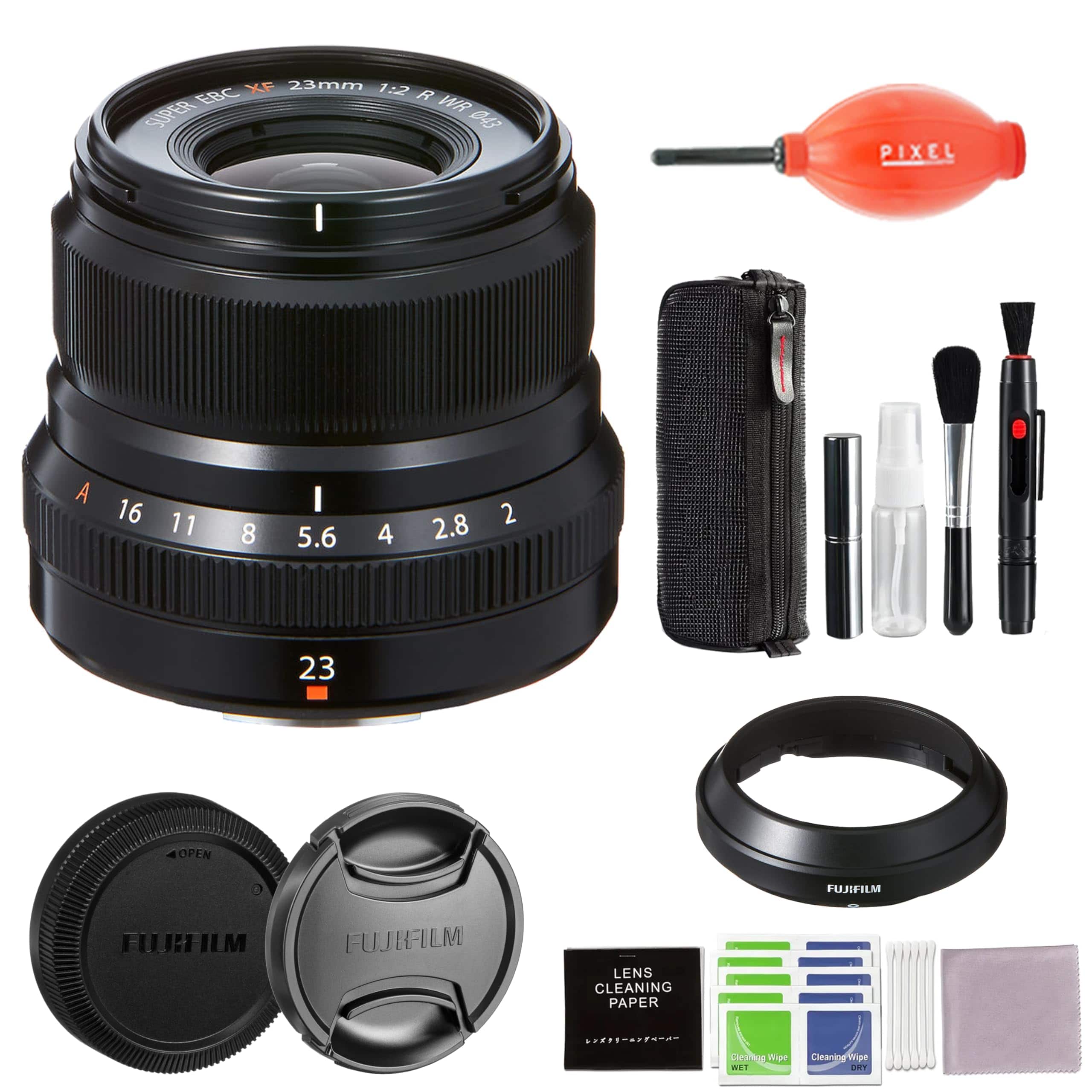 Fujifilm - XF 23mm f/2 R WR Lens (Black) with Advanced Accessories price history on PriceWatchPro