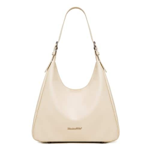 Vulpecula Spade - Hobo Bag Purse for Women Slouchy Shoulder Handbags Purses - Nude