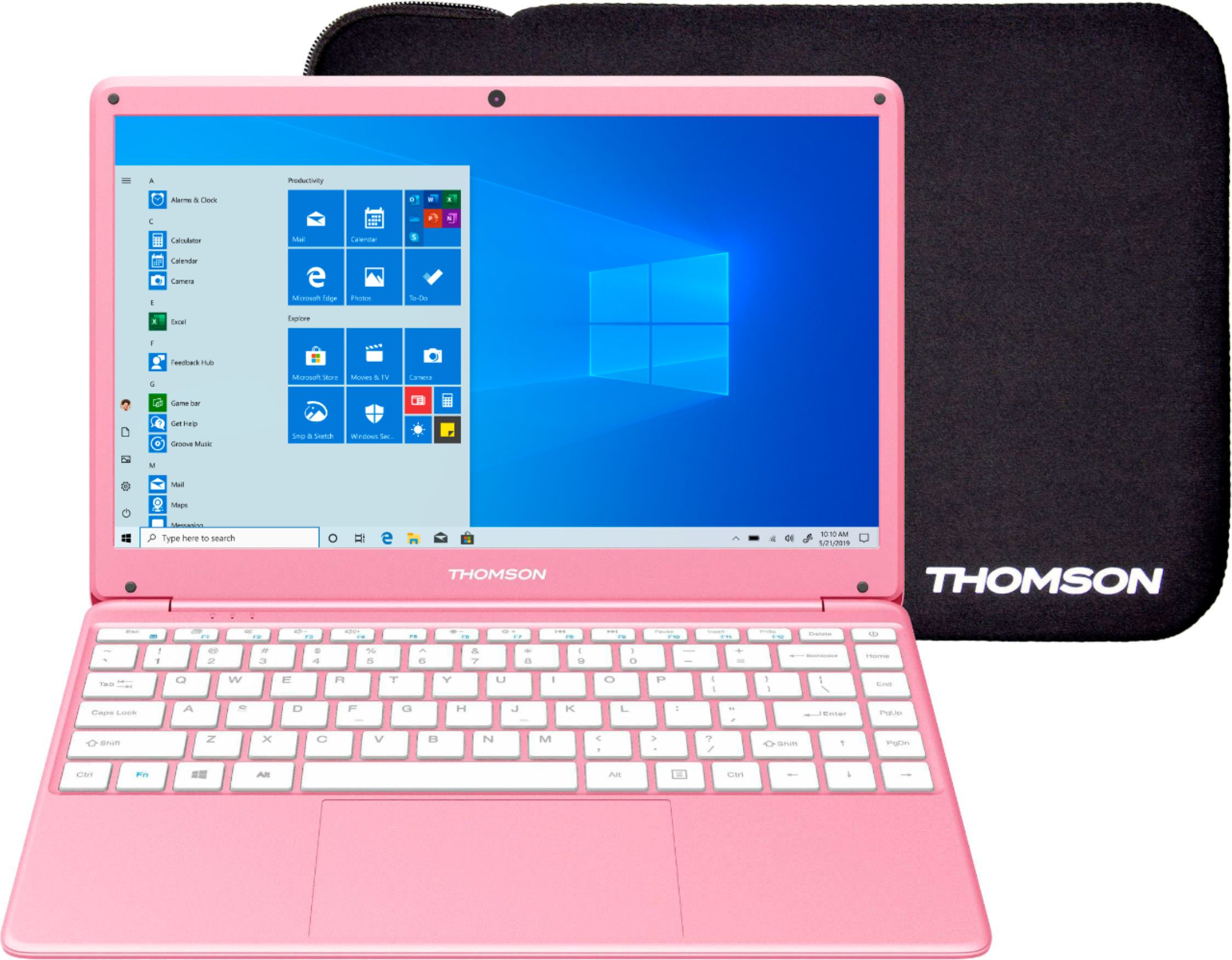 Thomson Laptop NEO14,14.1 Inch, Intel Atom, 4Gb RAM, 64Gb eMMC Storage,  Windows 10 - White REFURBISHED Like New