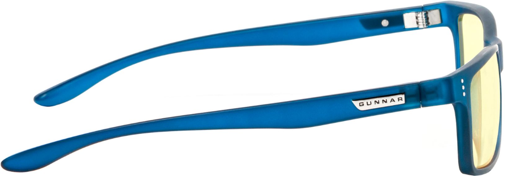 Left View: GUNNAR - Blue Light Gaming & Computer Glasses - Cruz - Navy