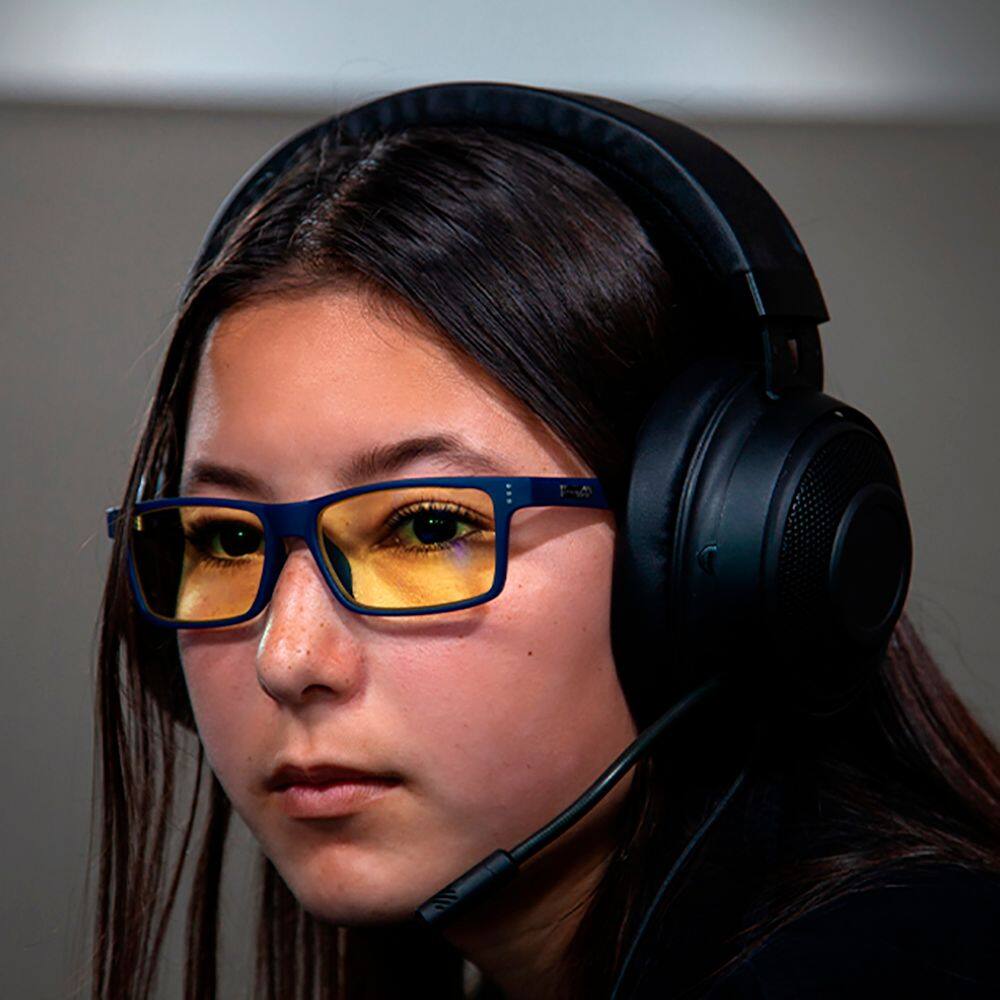 Angle. GUNNAR - Blue Light Gaming & Computer Glasses - Cruz - Navy.