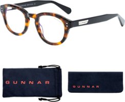 GUNNAR Gaming & Computer Glasses - Emery, Tortoise/Onyx, Clear Tint - Tortoise Onyx - Clear - Front_Zoom