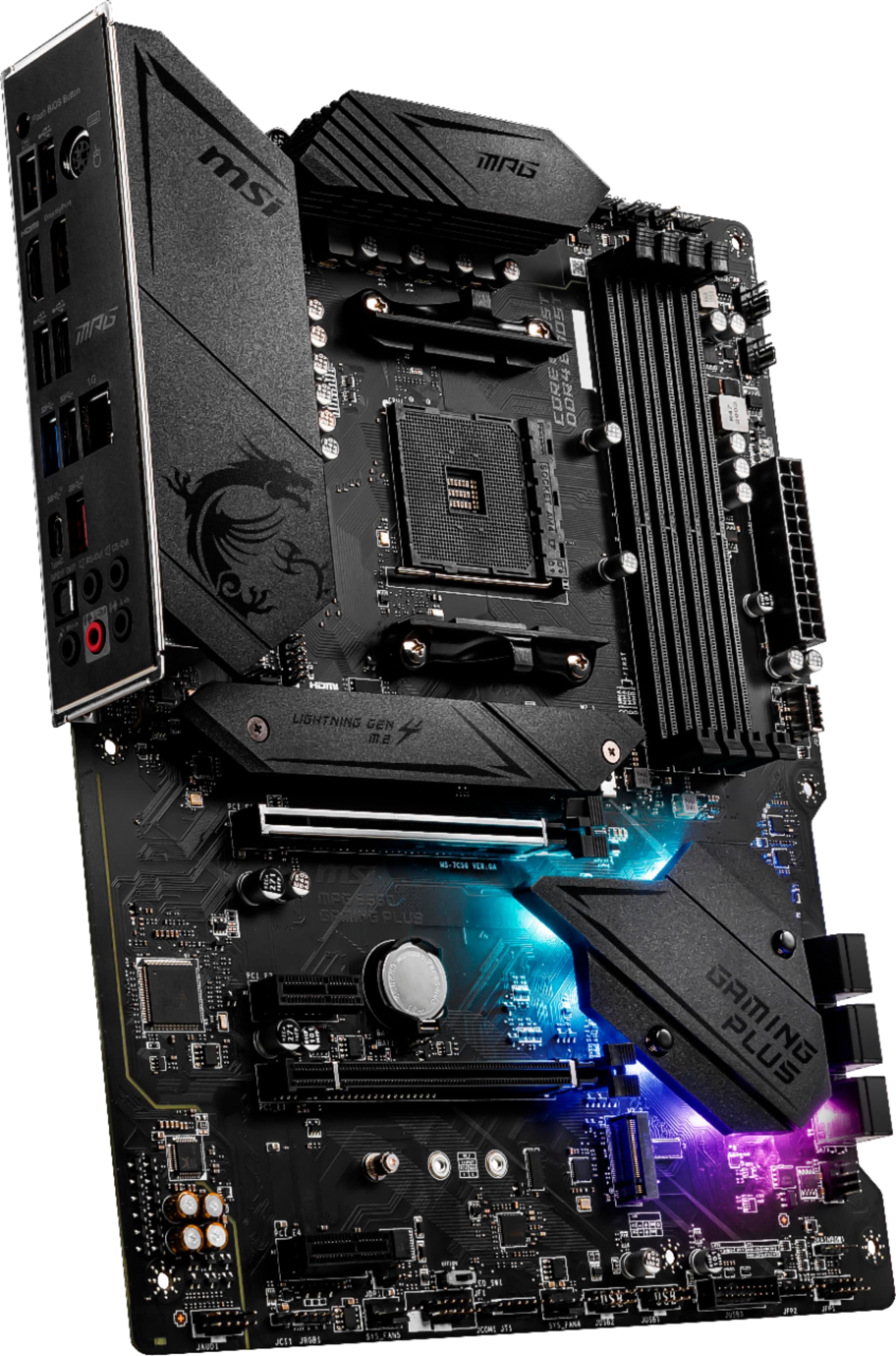 MSI B550 GAMING AM4) USB-C Gen 2 AMD ATX GAMING Motherboard PCIE Gen 4 Black - Best Buy