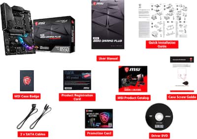 MSI B550 GAMING PLUS (Socket AM4) AMD B550 ATX DDR4 Motherboard MSI B550 GAMING PLUS (Socket AM4) AMD B550 ATX DDR4 Motherboard