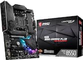MSI - B550 GAMING PLUS (Socket AM4) AMD B550 ATX DDR4 Motherboard - Black