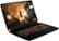 Angle Zoom. MSI - Geek Squad Certified Refurbished 17.3" Gaming Laptop - i7 - 16GB Memory - NVIDIA  RTX 2070 Max-Q - 1TB SSD - Matte Black With Gold Diamond Cut.