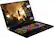 Angle. MSI - Geek Squad Certified Refurbished 17.3" Gaming Laptop - i7 - 16GB Memory - NVIDIA RTX 2070 Max-Q - 1TB SSD - Matte Black With Gold Diamond Cut.