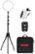 Angle Zoom. Sunpak - 12" Bi-Color Ring Light Kit with BOYA Lavalier Microphone and Bluetooth Remote for Smartphones and Compact Cameras.