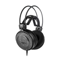 Audio-Technica - ATHAD700X Audiophile Headphones - Black - Front_Zoom