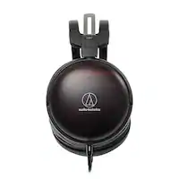 Audio-Technica - ATH-AWKT Closed-Back Wood Headphone - Black - Front_Zoom