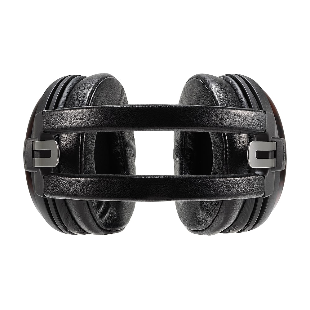 Alt View 12. Audio-Technica - ATH-AWKT Closed-Back Wood Headphone - Black.