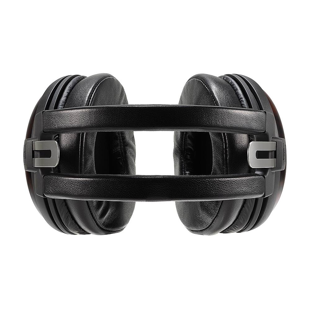 Alt View 12. Audio-Technica - ATH-AWKT Closed-Back Wood Headphone - Black.