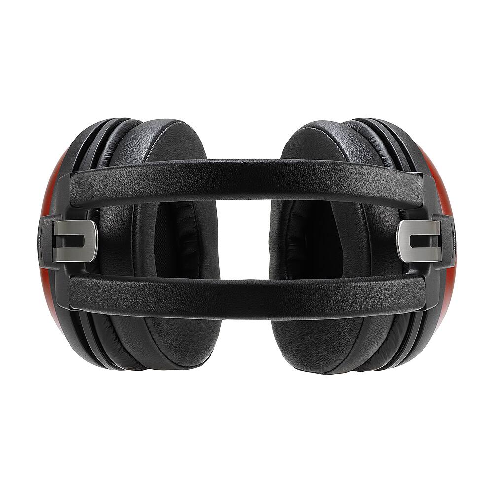 Alt View 12. Audio-Technica - ATH-AWAS Closed-Back Wood Headphone - Cherry.