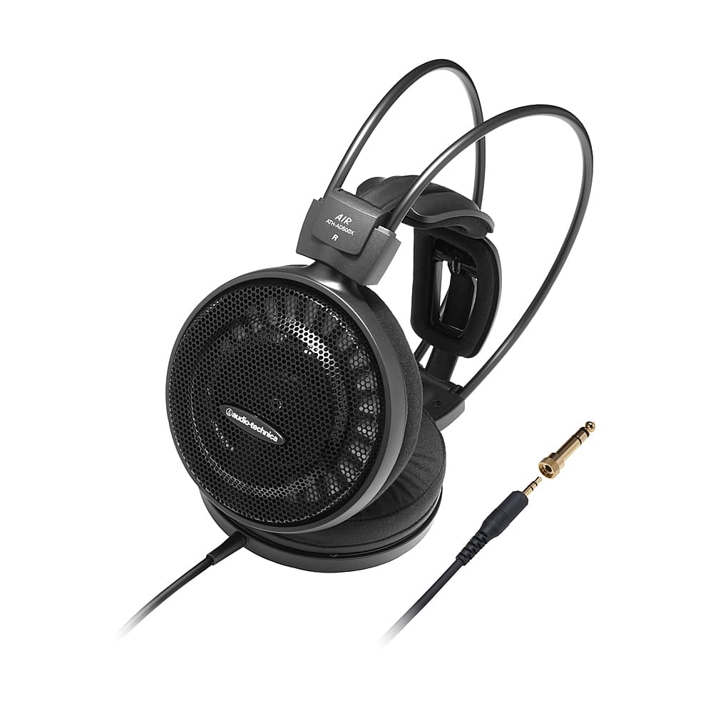 Angle View: Audio-Technica - ATH-AD500X Open Back Headphones - Black