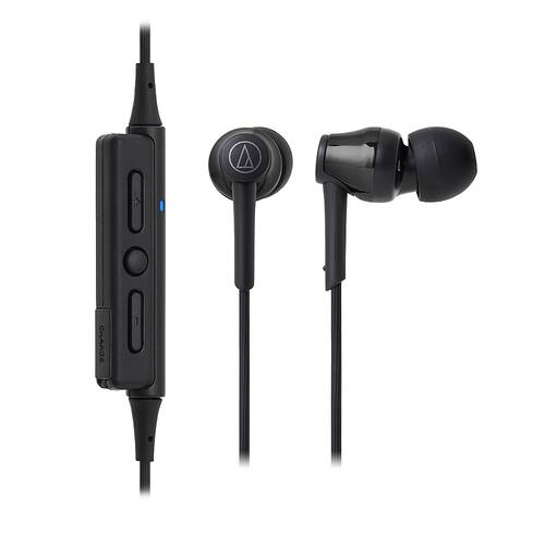 Audio-Technica - ATH-CKR35BTBK Wireless In-Ear Headphones, Black - Black