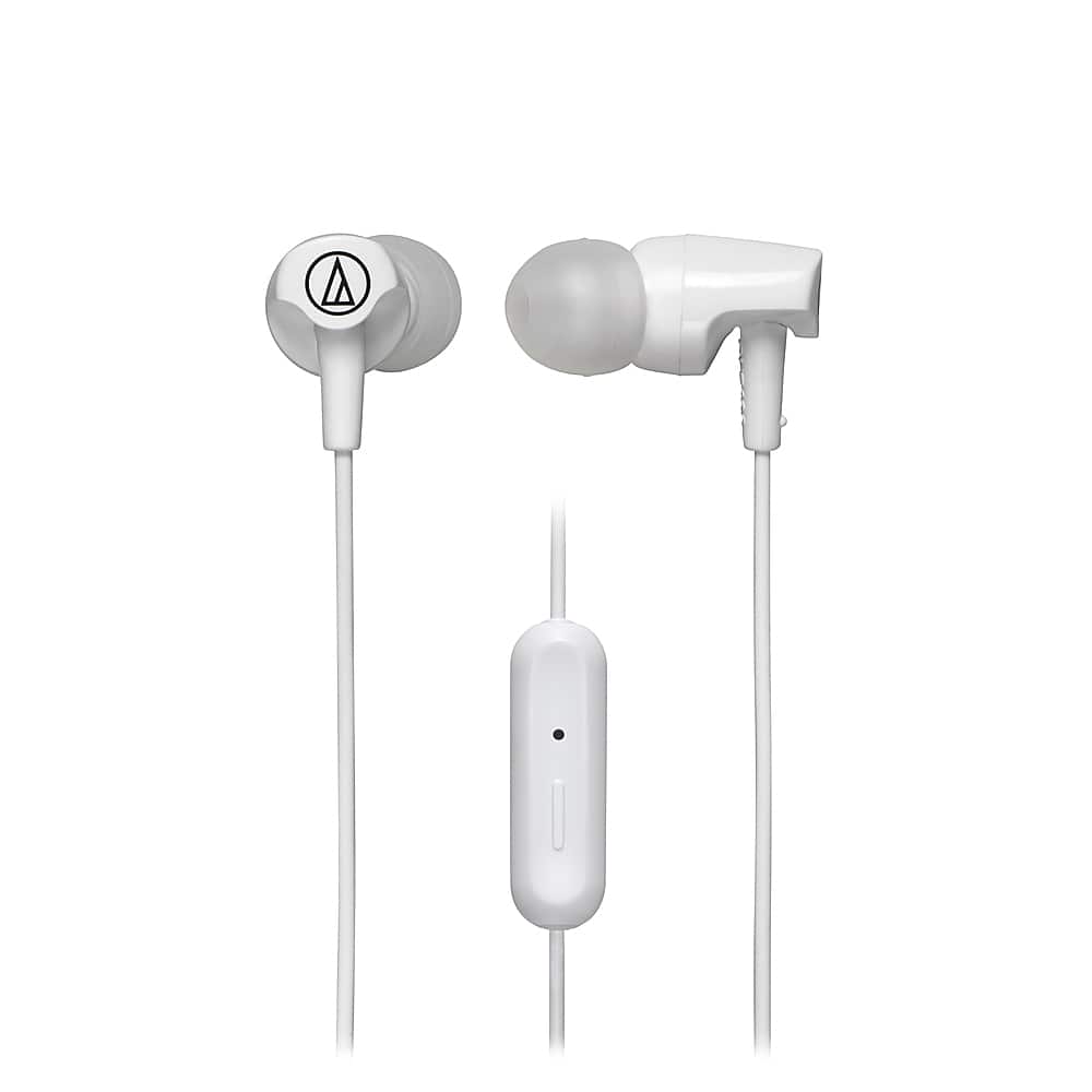 Audio-Technica - ATH-CLR100ISWH SonicFuel Earbuds - White - Angle_Zoom