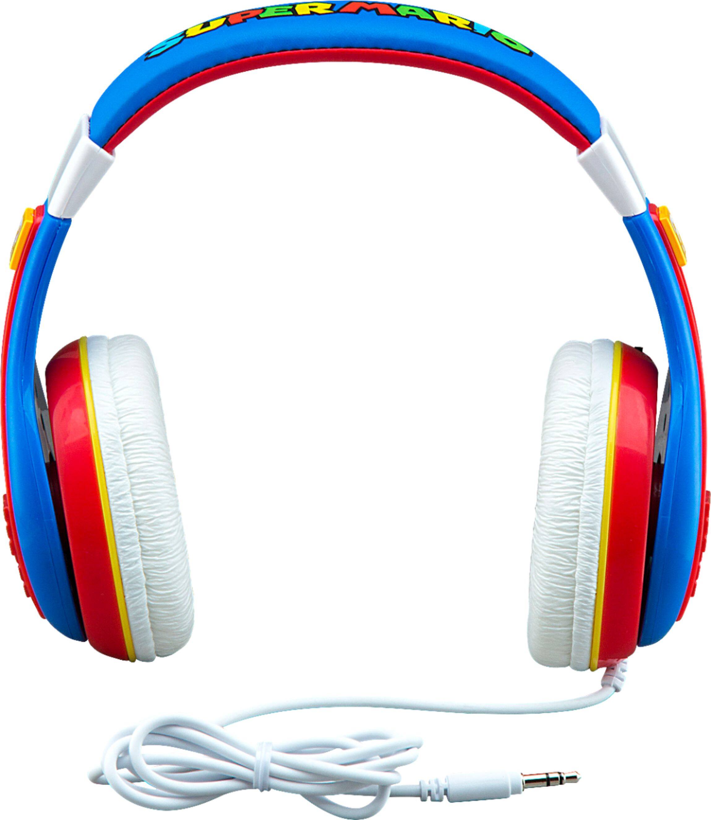 Alt View 11. eKids - eKids Super Mario Youth Wired Over the Ear  Headphones - blue.