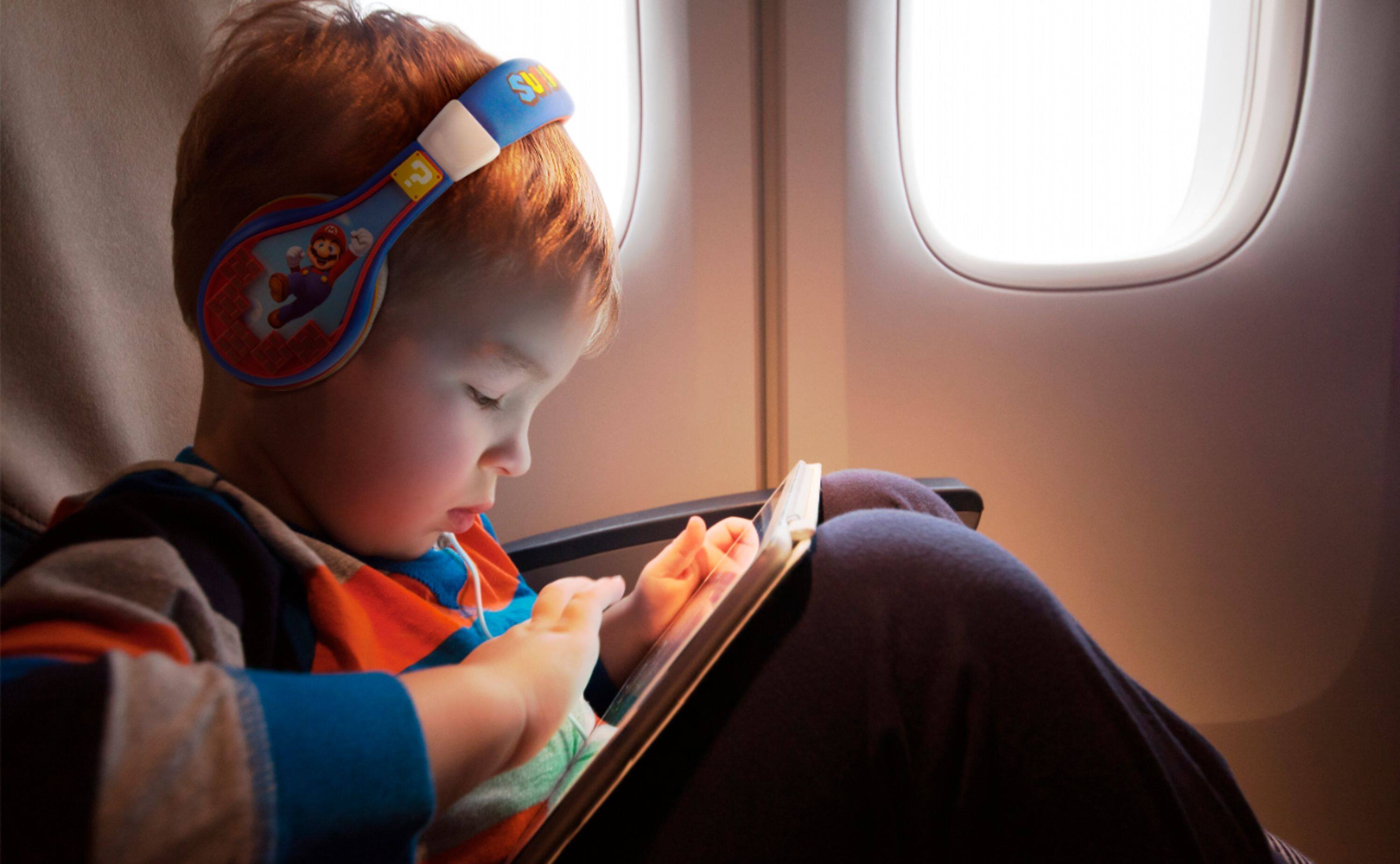 Alt View 13. eKids - eKids Super Mario Youth Wired Over the Ear  Headphones - blue.