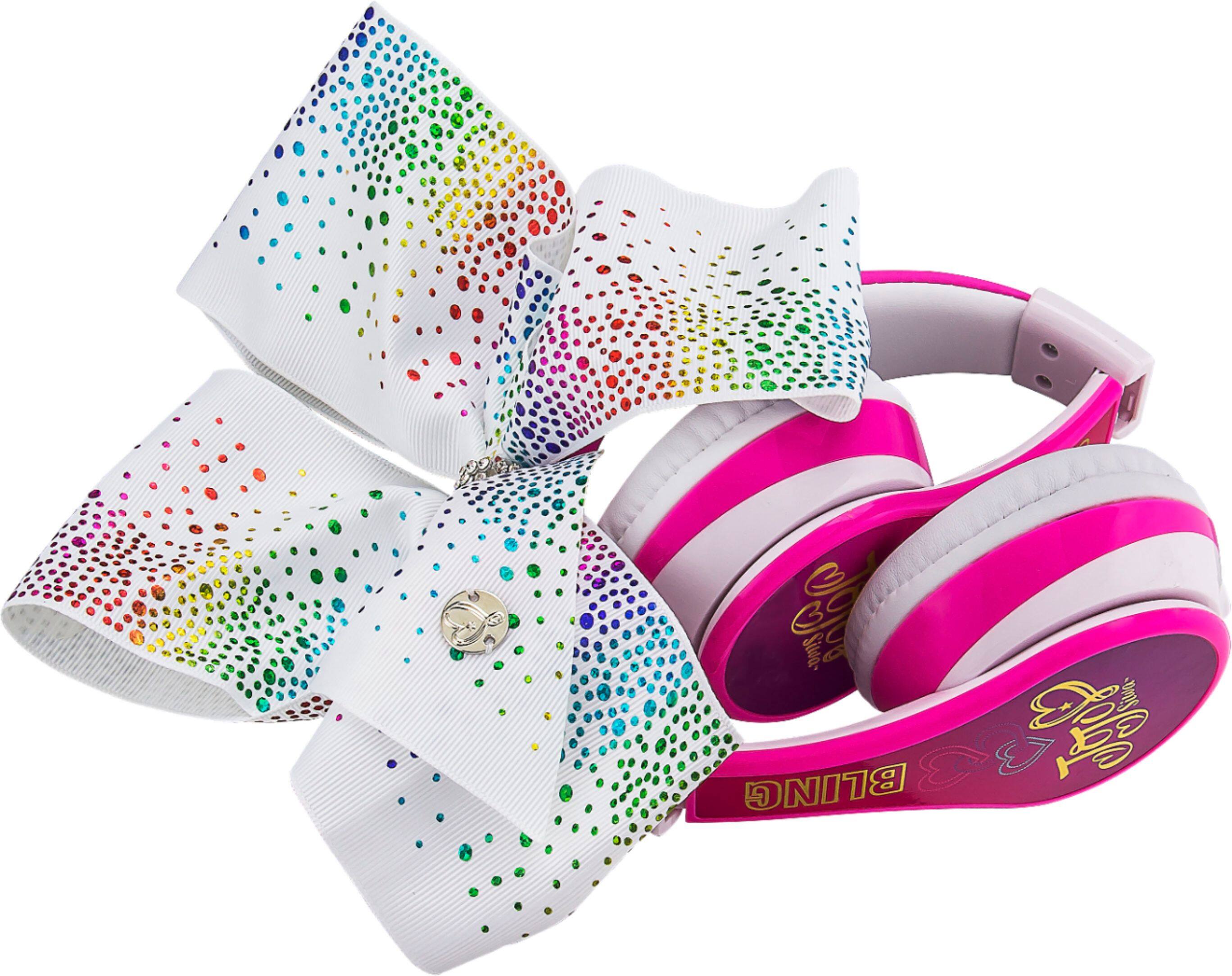 Alt View 11. eKids - JoJo Siwa Wireless Over the Ear Headphones - pink.