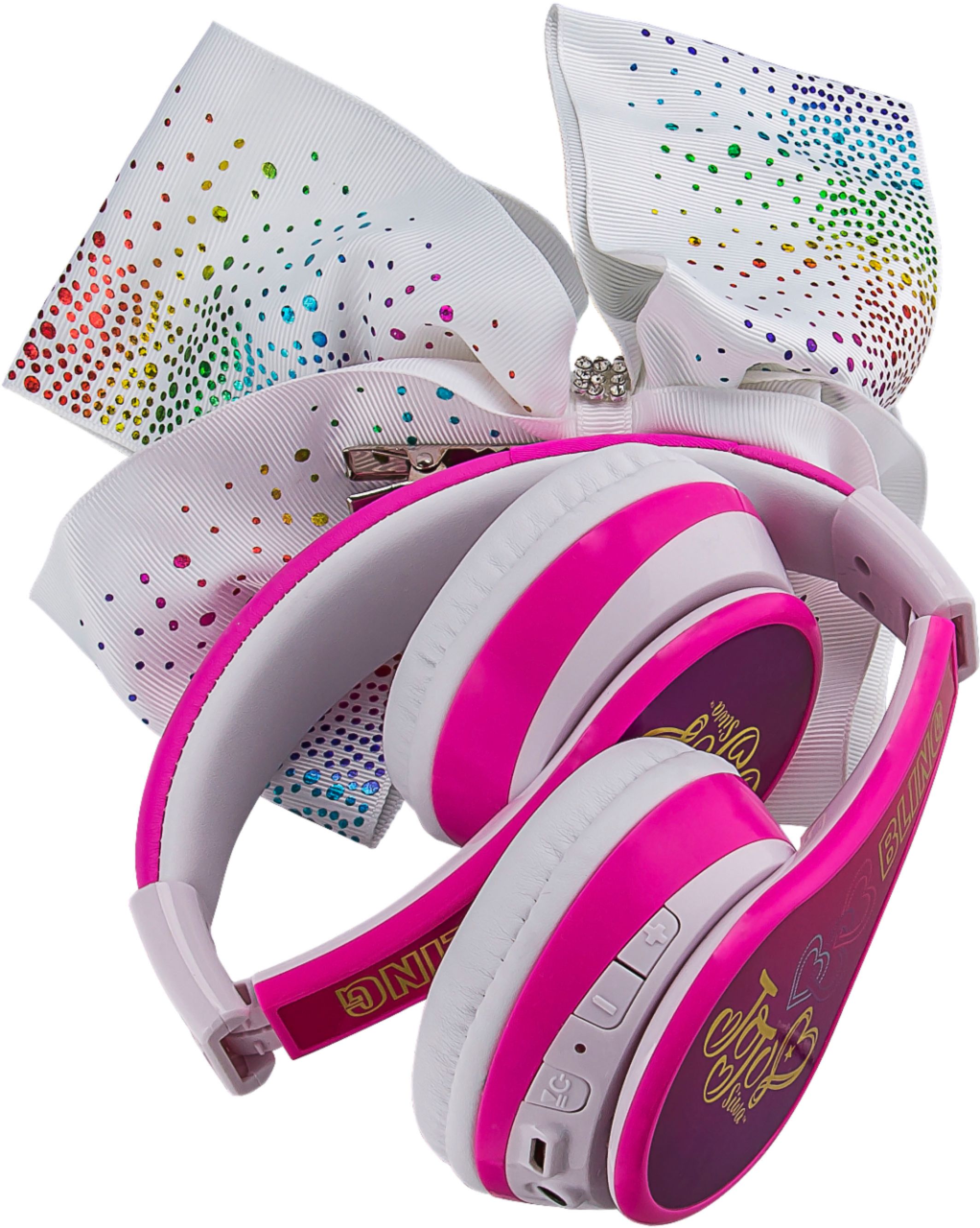 Best Buy: eKids JoJo Siwa Wireless Over the Ear Headphones pink