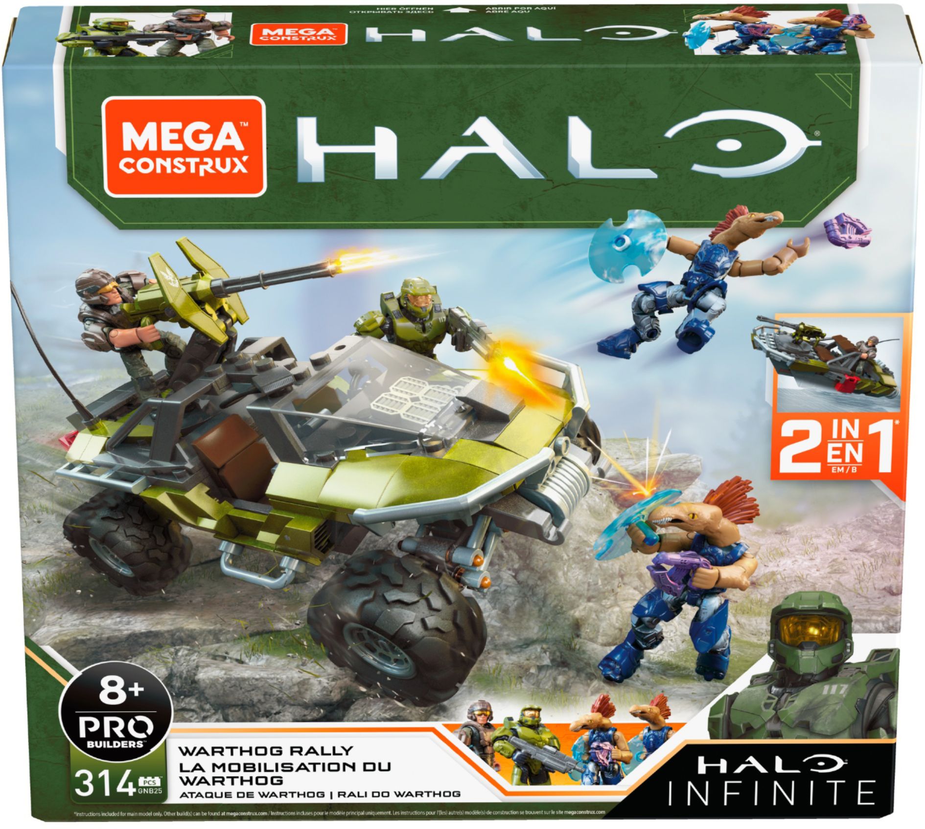 Mega Construx Halo Warthog Rally Green GNB25 - Best Buy