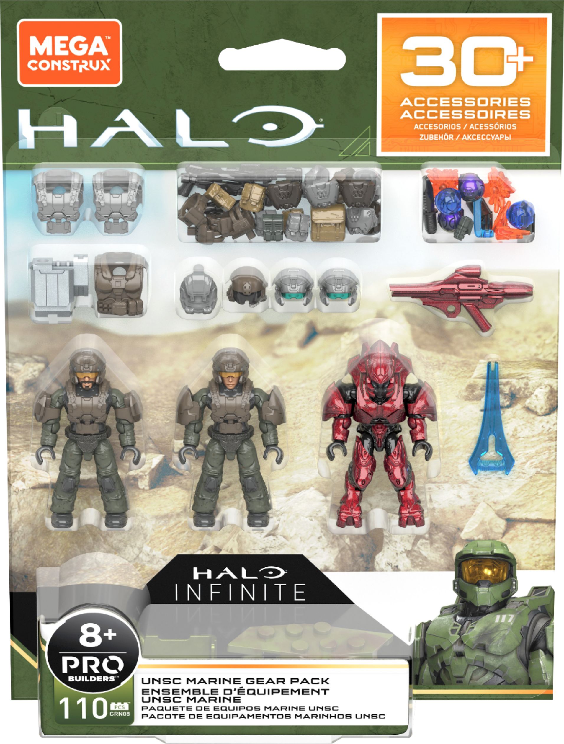 Halo Mega Construx 3 Minifigure Random Lot 
