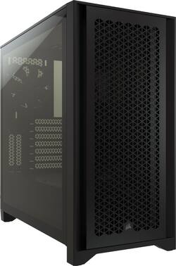 CORSAIR 4000D AIRFLOW ATX Mid Tower PC Case Black CC-9011200-WW CORSAIR 4000D AIRFLOW ATX Mid Tower PC Case Black CC-9011200-WW