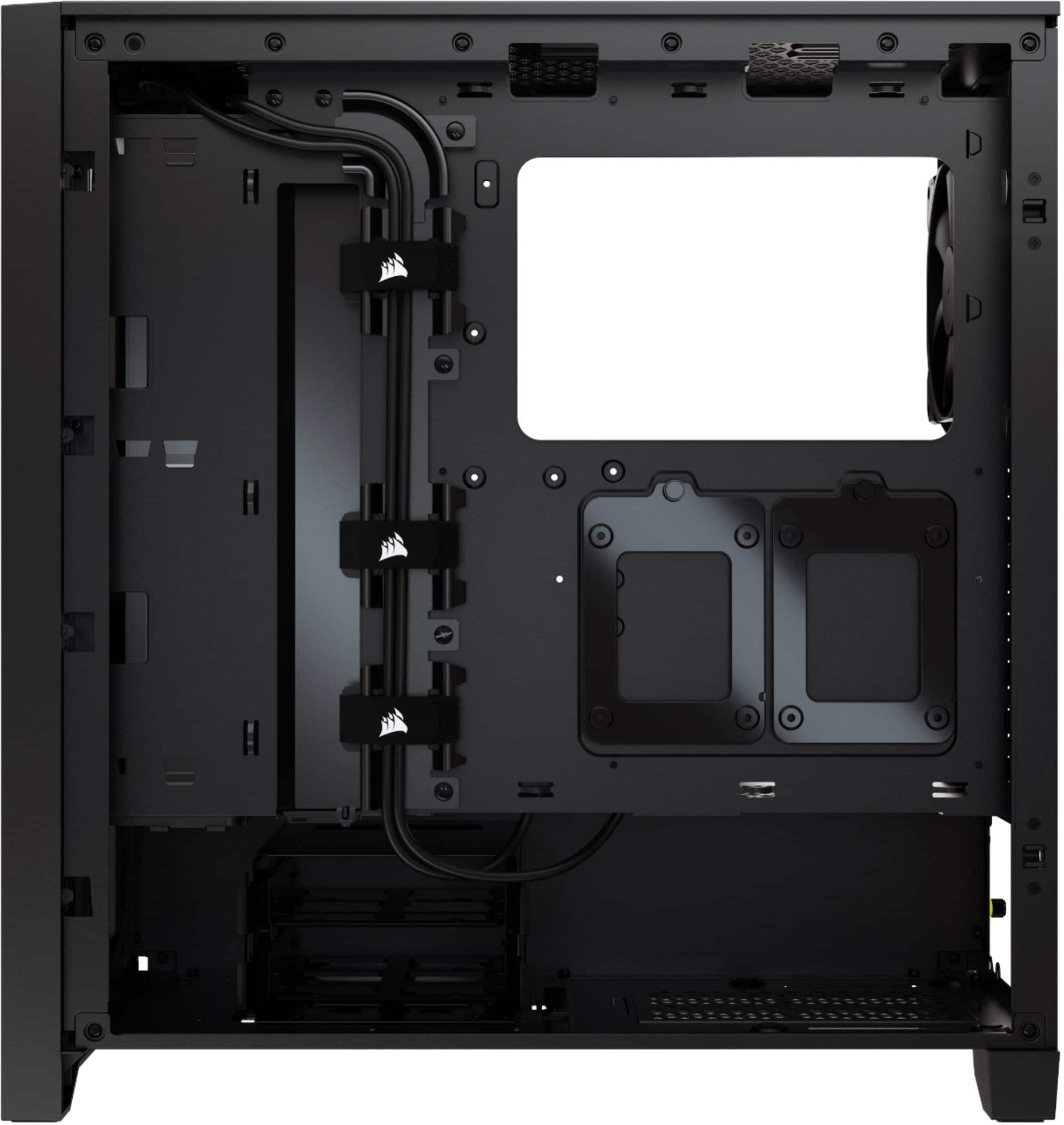 Alt View 13. CORSAIR - 4000D AIRFLOW ATX Mid-Tower PC Case - Black.