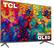 Angle. TCL - 65” Class 6-Series 4K UHD Mini-LED QLED Dolby Vision HDR Roku Smart TV - Black Metal.