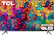 Front. TCL - 65” Class 6-Series 4K UHD Mini-LED QLED Dolby Vision HDR Roku Smart TV - Black Metal.