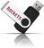 Front Standard. Tribeca - Houston Rockets 8GB USB 2.0 Flash Drive - Black/White.